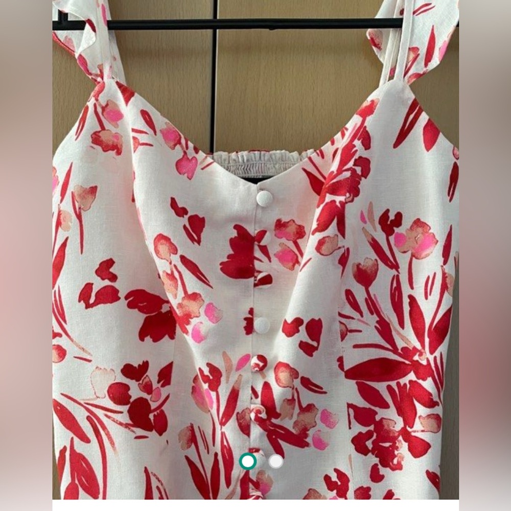 Floral Button-Down Women's Top